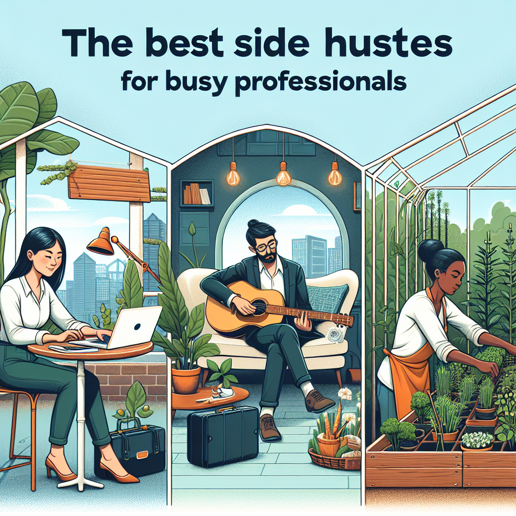 The Best Side Hustles for Busy Professionals